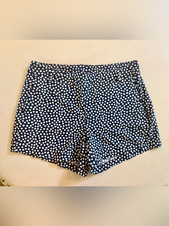 SPANX Pants - SPANX Navy and White Polka Dot Shorts